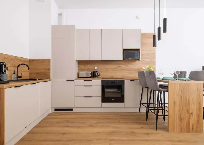 아파트 Sloneczna Z Parkingiem W Katowicach By Renters 카토비체